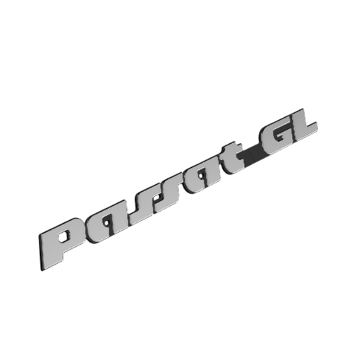 VW VOLKSWAGEN PASSAT GL MK3 REAR EMBLEM