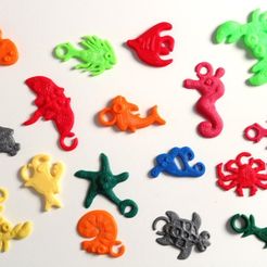 Sea_Creatures_display_large_display_large.jpg Fichier STL gratuit Sea Creatures!・Design pour imprimante 3D à télécharger