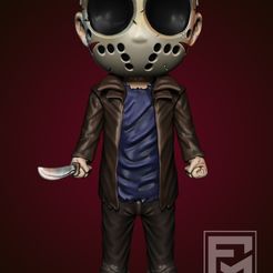0001.jpg STL file Jason Chibi Friday 13・3D printing idea to download
