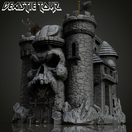 🏰 Castle Grayskull・Free STL File for ・Cults