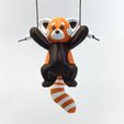 Climbing-Red-Panda-01.jpg 3D file Climbing Red Panda Toy・3D printing template to download