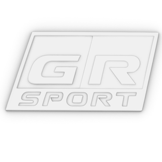 GR Steering Wheel Performance Emblem – Creative Embossed Car Decal