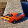 Boss-302-Rear.jpg STL file 69 Mustang Boss 302 Body Shell (Xmod and MiniZ)・3D printer model to download