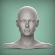 2.12.jpg 29 3D HEAD FACE FEMALE CHARACTER FEMALE TEENAGER PORTRAIT DOLL BJD LOW-POLY 3D MODEL
