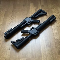0FE677BE-7874-468F-8A47-4D2DDB42780D.jpeg STL file 40mm Airsoft Grenade Launcher・3D printable model to download