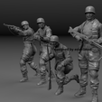 sol.244.png PACK 4 GERMAN PARATROOPER SOLDIERS IN ACTION
