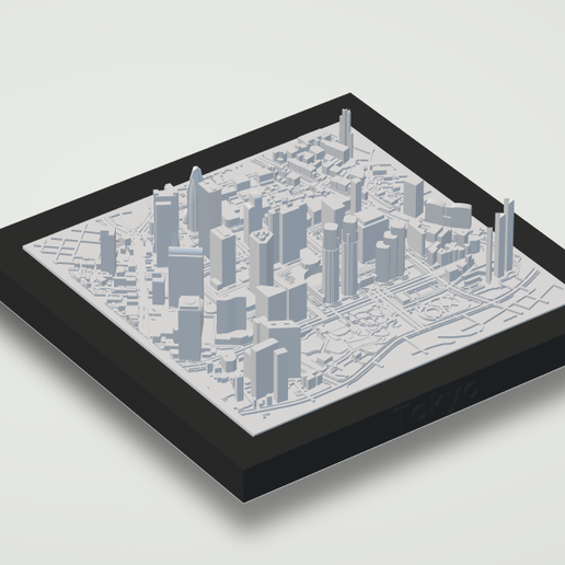 🗼 Tokyo City・ STL File for ・Cults