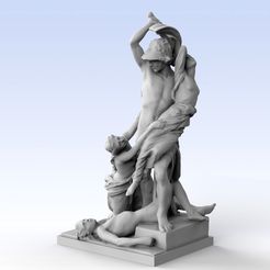 untitled.551.jpg Free STL file The Rape of Polyxena・3D printing design to download, Yehenii