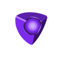 Cap_simple_inch.stl Cube Spinner with Ball-Vertices
