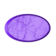 Rock028_60x35mm_elipsoid_base_hollow_PRINT.stl Oval Bases Set – Rocks 28 Variant B Texture (60–170MM) | Perfect For Tabletop Wargames & RPG's