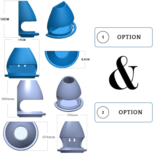 Bird-Feeder.png 3D Printed Bird Feeder Planter STL: 2-in-1 Garden Decor , Bird Box , Home Decor
