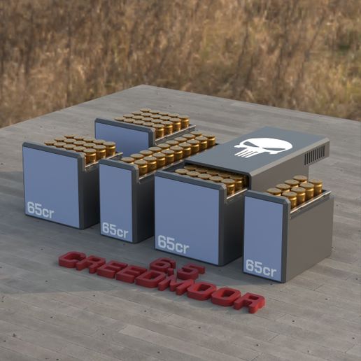BBOX AMMO BOX 6.5 Creedmoor AMMUNITION STORAGE 10/20/25/50 ROUNDS CRATE ORGANIZER 6.5 CR