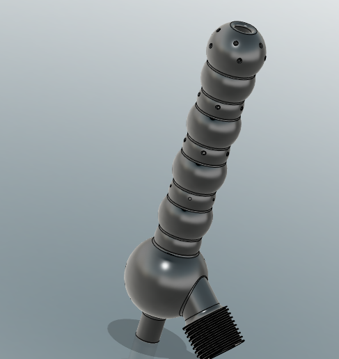 Bi-Directional anal douche - size S - Slim STL File for 3D  printingCults