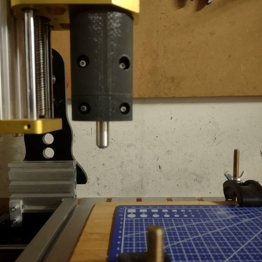 STL file (Vinyl) Cutter Adapter for 52mm CNC Spindle holder・3D printer ...