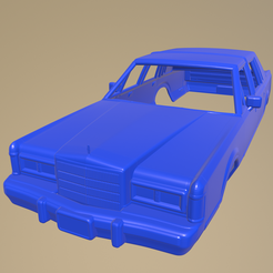 b21_013.png Fichier STL Lincoln Town Car 1989 CARROSSERIE PRINTABLE・Modèle à imprimer en 3D à télécharger