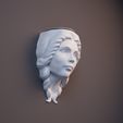 00-6.jpg Wall-mounted Plant Stand - Girl's Head