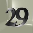 CV29.png House number, numbered stakeout N°29