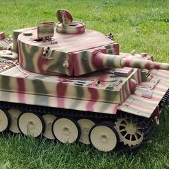 IMG_20220622_173211-up.jpg STL file RC Tank Tiger H1 scale 1/10・3D printer design to download