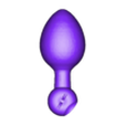 beginners anal plug Steel Heart Jewel Anal Plug – Passional Boutique Store main image 0