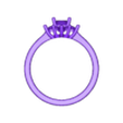 Engagement 2 add stone.obj Engagement ring 3D printing