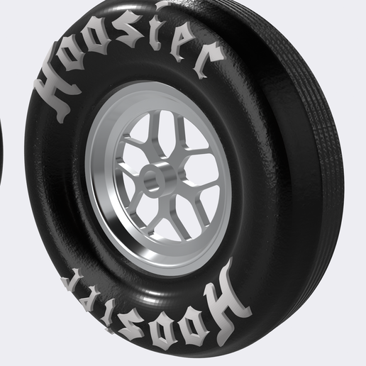 🛞 Drag Wheel COMBO Front Billet Specialties Comp 7 15inch・ STL File for ...