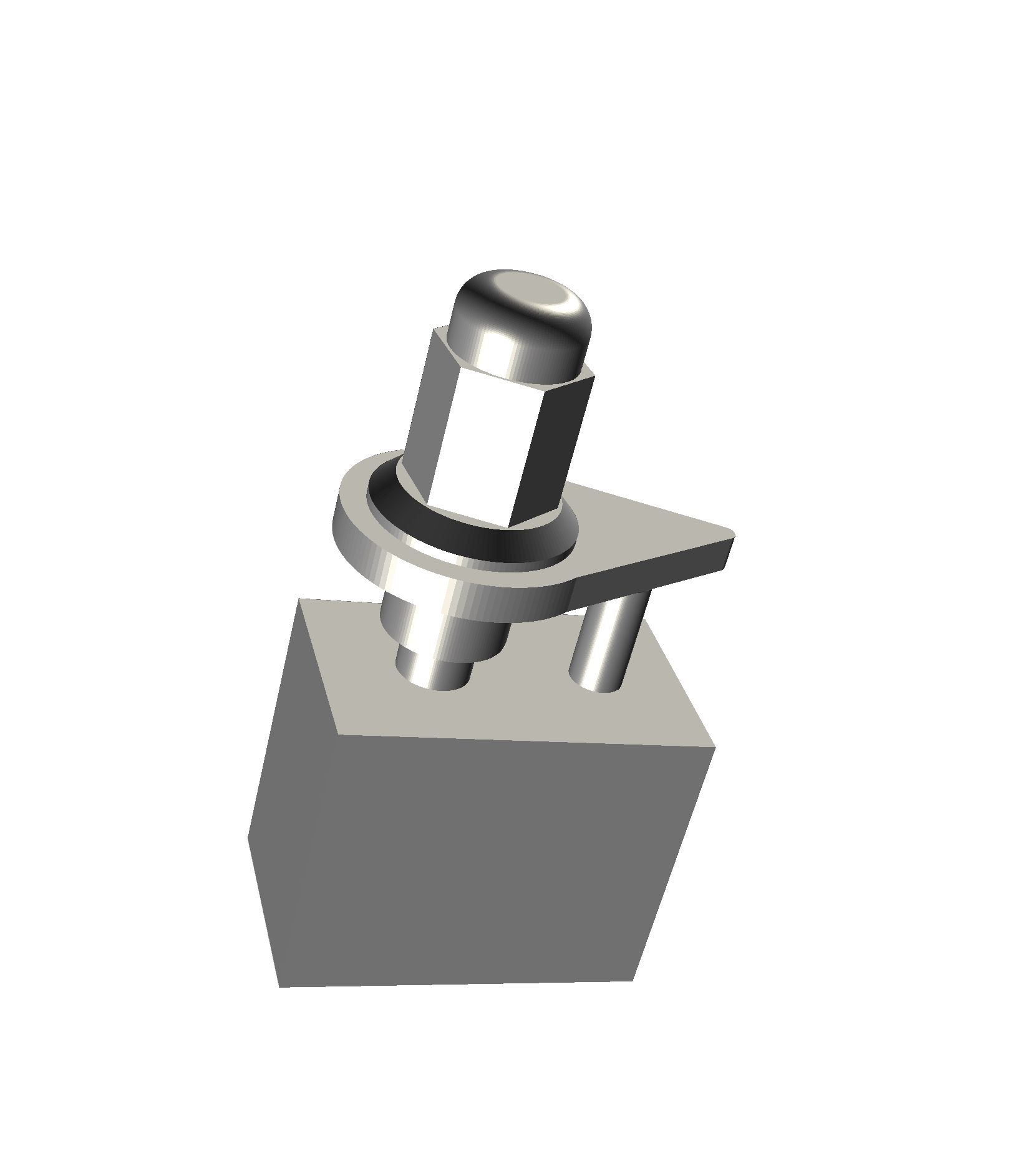 Download STL file BIG RIG Wheel Lug Nut with Torque flag • 3D print