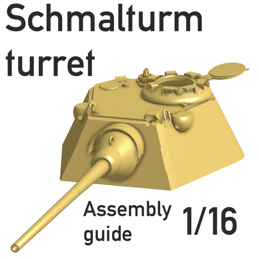 front-manual.png Schmalturm Turret RC 1/16 - assembly guide