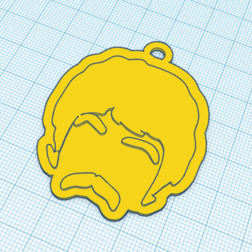 Paul McCartney Key Chain/KeyChain 3D model