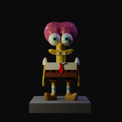 bob_fantasma-2.png 3D-Datei SpongeBob (Geist)・Design für 3D-Drucker zum herunterladen