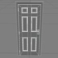 bedroom_door_render1.jpg Bedroom Door 3D Model