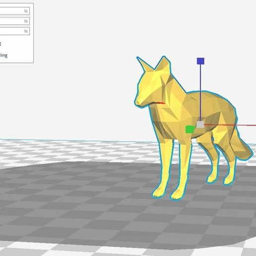 Download free STL file Low Poly Fox • 3D printer model • Cults