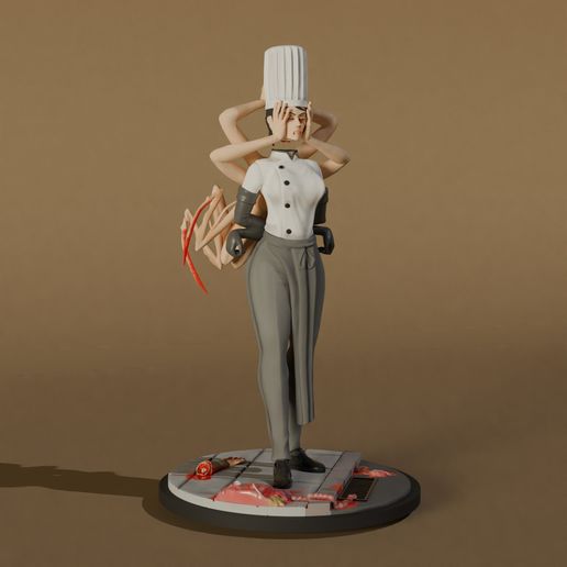 IMG_0735.jpeg Chainsawman Falling Devil fanart figure