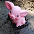 AirBrush_20220913155432.jpg Penny Pig, Cute Piglet Statue, Kid's Farm Toy Animal, toy pig, cute pig