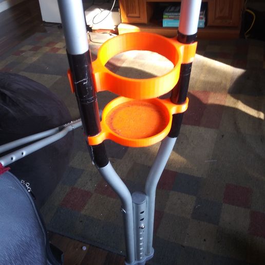 Crutch Caddy 3D model