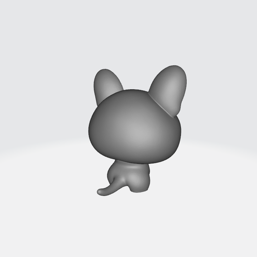 5.png Puppy dog chibi - 3d model