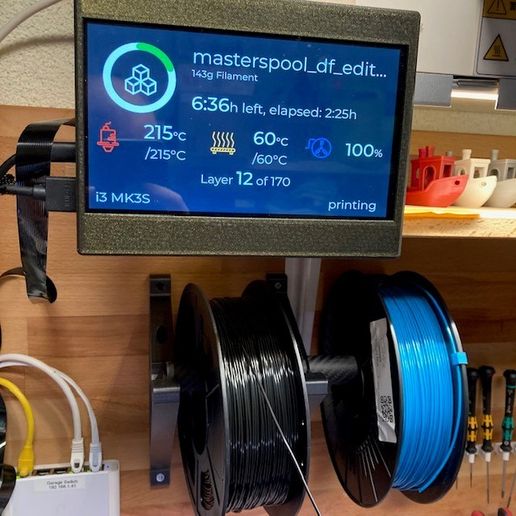 7" Touch Display Frame 3D model