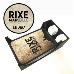 SupportCults.png Free STL file Card and dice holder - Rixe Marseille・3D printable design to download