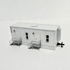 20230520_133959.jpg STL file HO SCALE CONSTRUCTION OFFICE / JOBSITE TRAILER 10'x32'・3D printing template to download