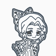 ERWER.png STL file SHINOBU KOCHO 2.0 COOKIE CUTTER ANIME DEMON SLAYER'S / KIMETSU NO YAIBA / INSECT PILLAR・3D printing model to download