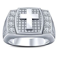 RG26058.jpg STL file 3D CAD Model For Jesus Cross Design Mens Ring・3D print design to download