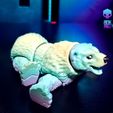 img__PolarBear_008.jpg POLAR BEAR - ARTICULATED - PRINT-IN-PLACE - FLEXI - CUTE