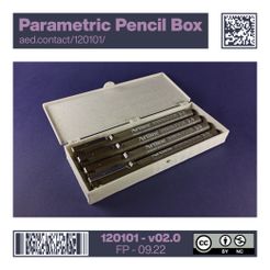 pbx1.jpg Free STL file Parametric Pencil Box・3D print design to download