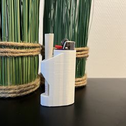 IMG_5339.jpg STL file Cone Case Lighter Sleeve・3D printer design to download