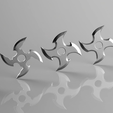 shuriken-4-blade-set-3d-model-stl.png Shuriken 4 Blade set 3D print model