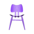 Ercol-butterfly.stl Fichier STL Ercol Butterfly Chair (DOLLHOUSE CHAIR)・Objet pour impression 3D à télécharger