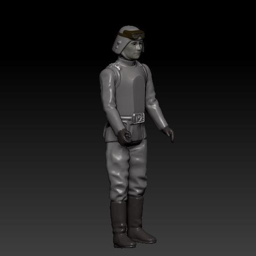 ScreenShot543.jpg STAR WARS .STL AT-AT COMMANDER .3D ACTION FIGURE .OBJ KENNER STYLE.