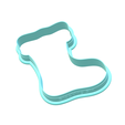 2.png Christmas Stocking Cookie Cutters | STL File