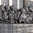 c03.jpg Last Supper basrelief Jesus last dinner 3D print model