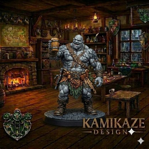 Goliath Tavern Patron 3D model