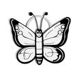 cute-butterfly-3.png Llavero Mariposa / PENDIENTE / COLLAR